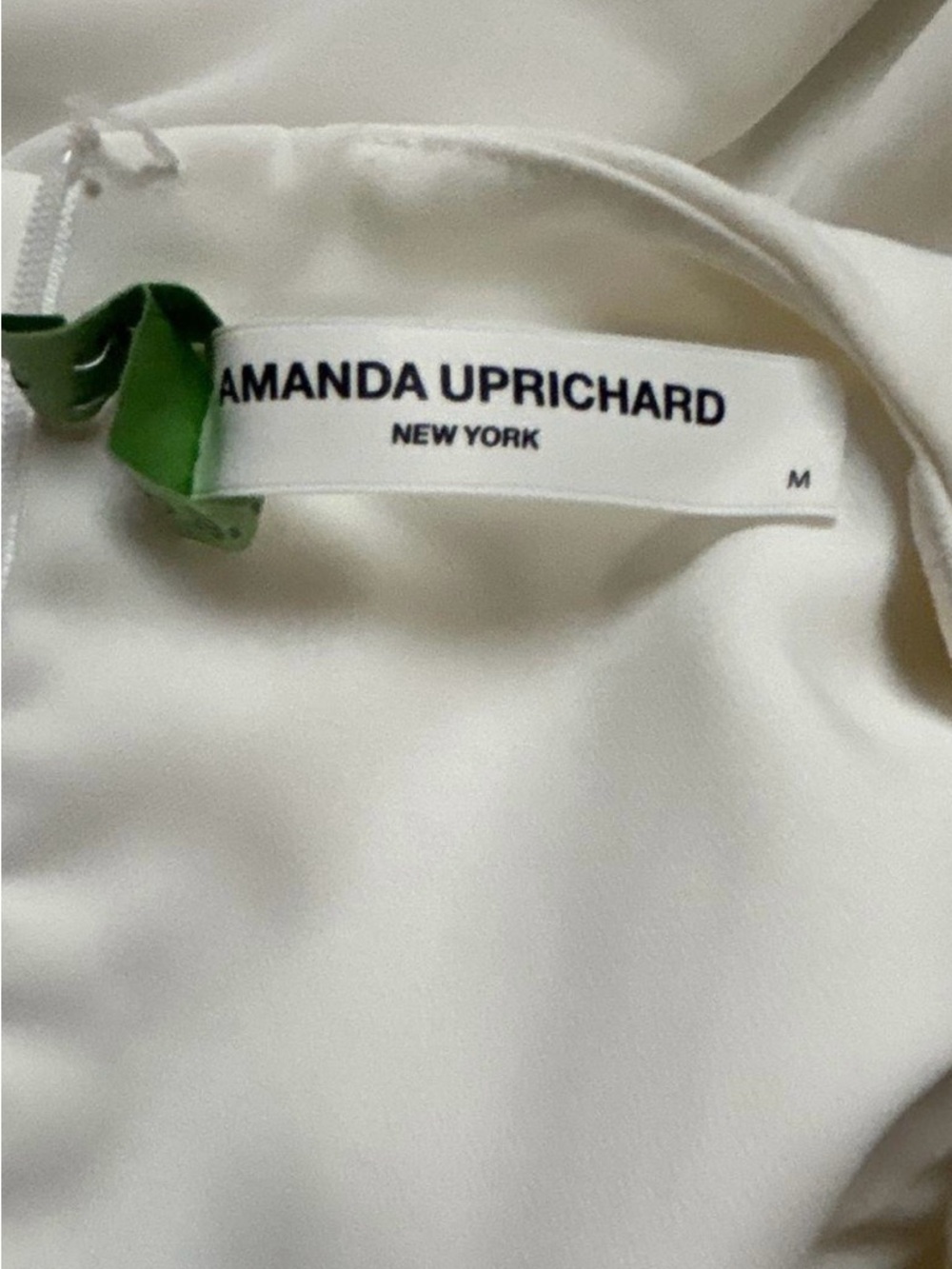 Amanda Uprichard v REVOLVE Gilda Gown Ivory one shoulder Graduation Bridal M - Picture 6 of 10